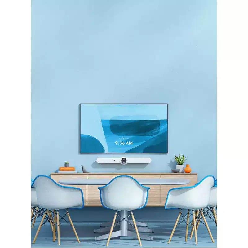 Logitech Rally Bar All-In-One Video Bar for Medium and Large Rooms, White - 3840 x 2160 Video - 3x Digital Zoom - Microphone - Wireless LAN