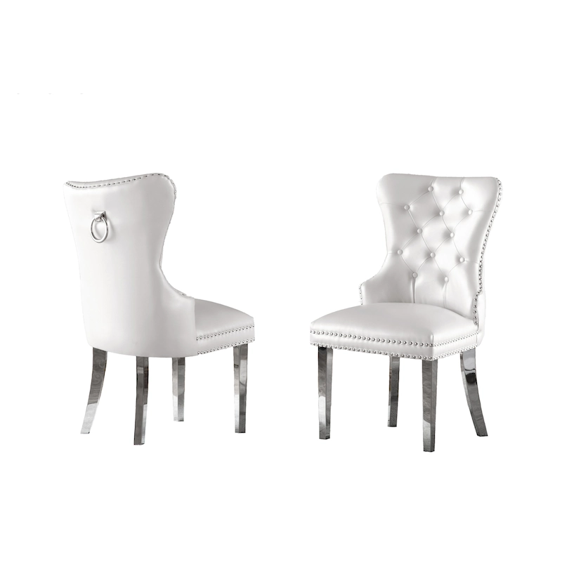 Best Quality Furniture Button-tufted Dining Chairs Set of 2