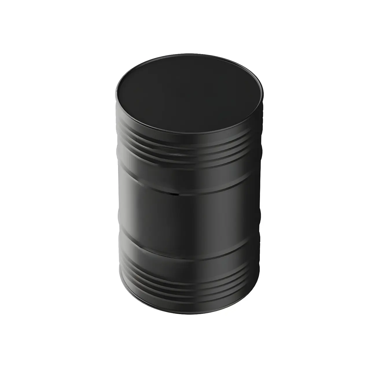 Industrial Black Metal Drum Bar Tables