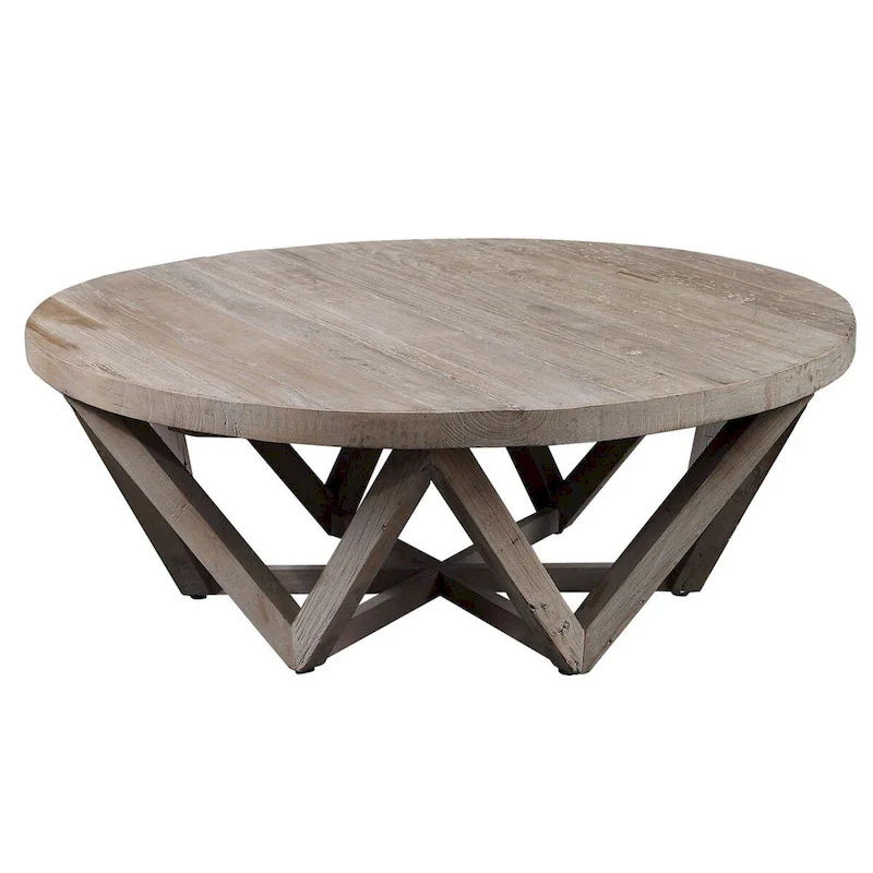 Uttermost Kendry 48 Diameter Java Wood Coffee Table