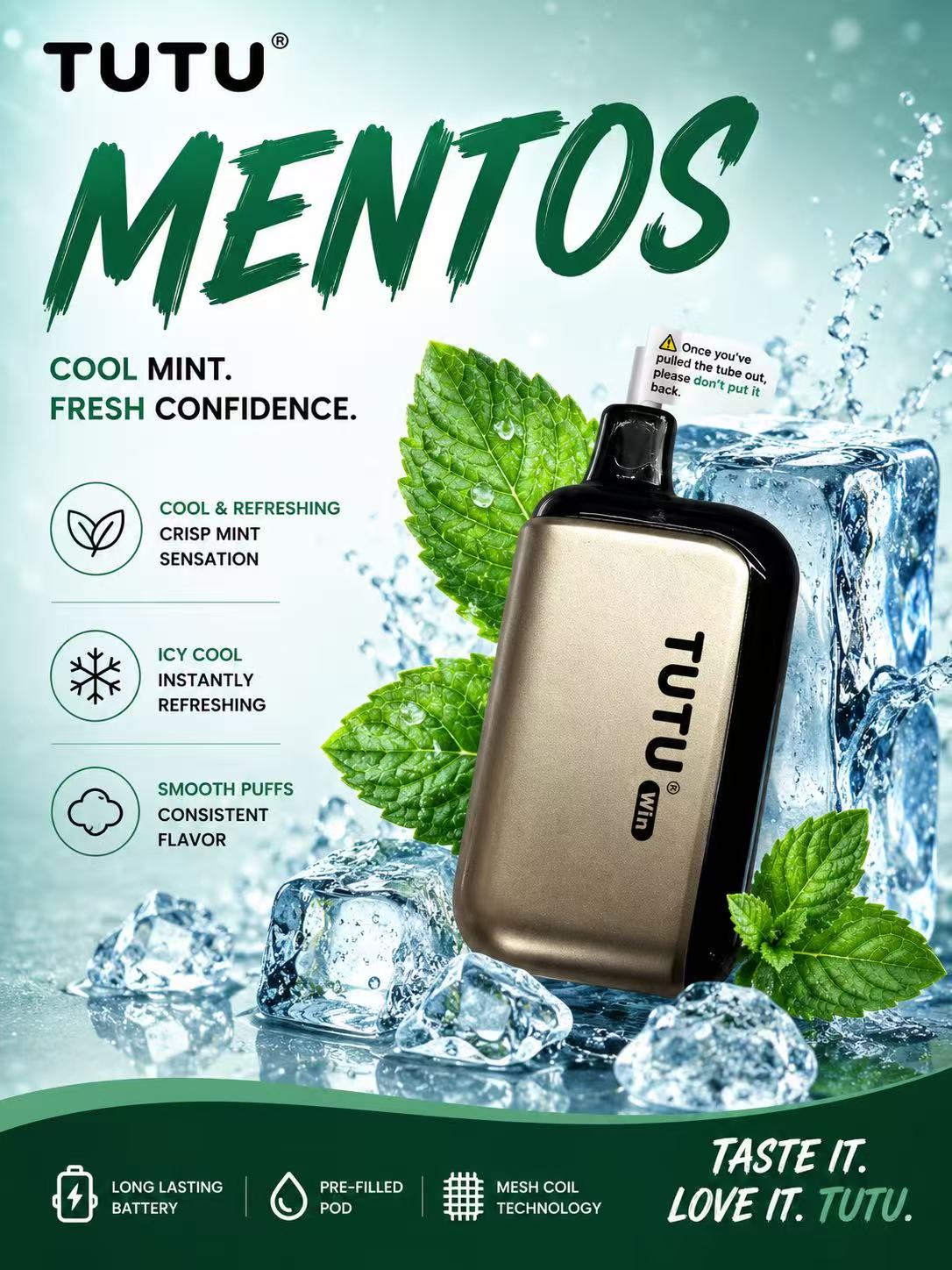 TUTU win 10000 Puffs Disposable Vape Newest brand 12 Flavors