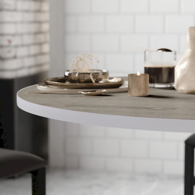 36 Round Table Top with Reversible Laminate Top