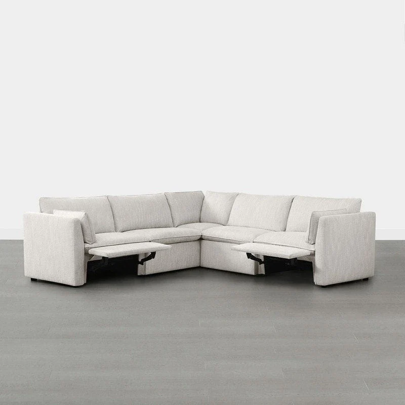 Cypress 107W Power Reclining Sectional Sofa Couch