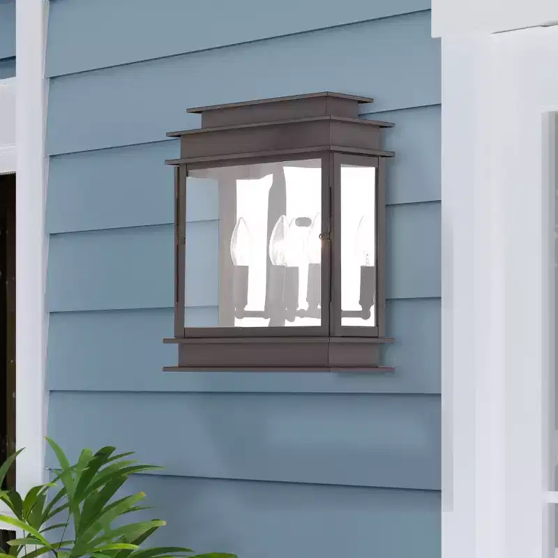 Livex Lighting Princeton 3 - Light Wall Light in Bronze