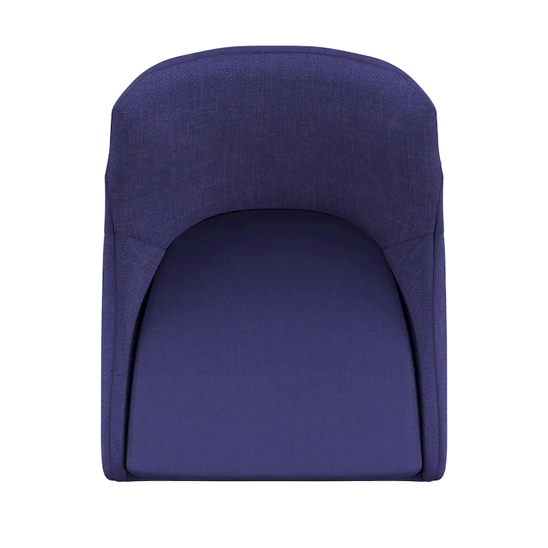 Sasha Oak Barrel Back Dining Chair (Set of 2) by iNSPIRE Q Modern - Set of 2