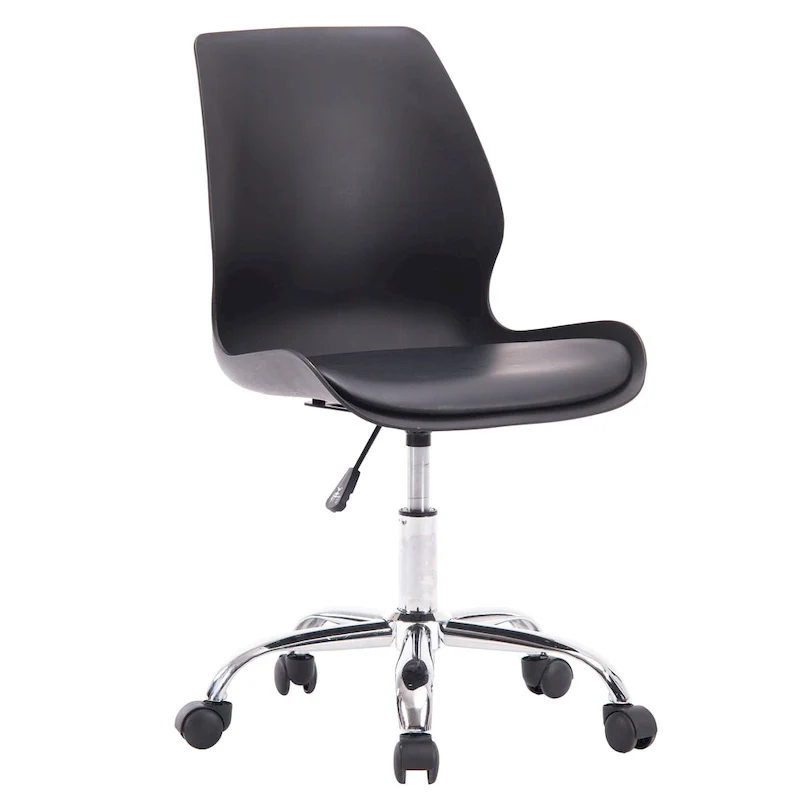 Adjustable Height Office Desk Chair with Wheels