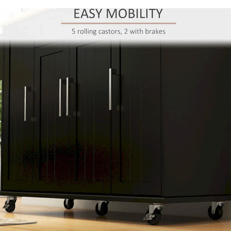 Kitchen Island on Wheels