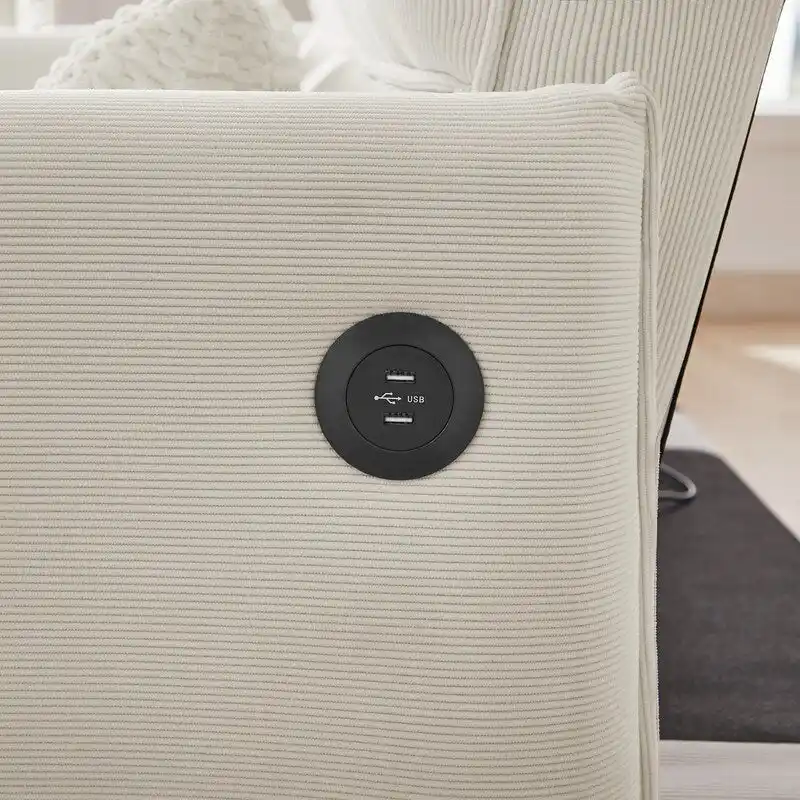 GEITIN Convertible Futon Sofa Bed with 2 Pillows