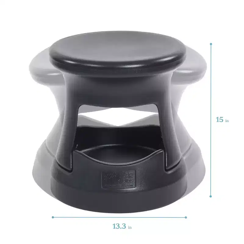ECR4Kids Active Storage Wobble Stool, 15in Seat Height, Childrens Furniture