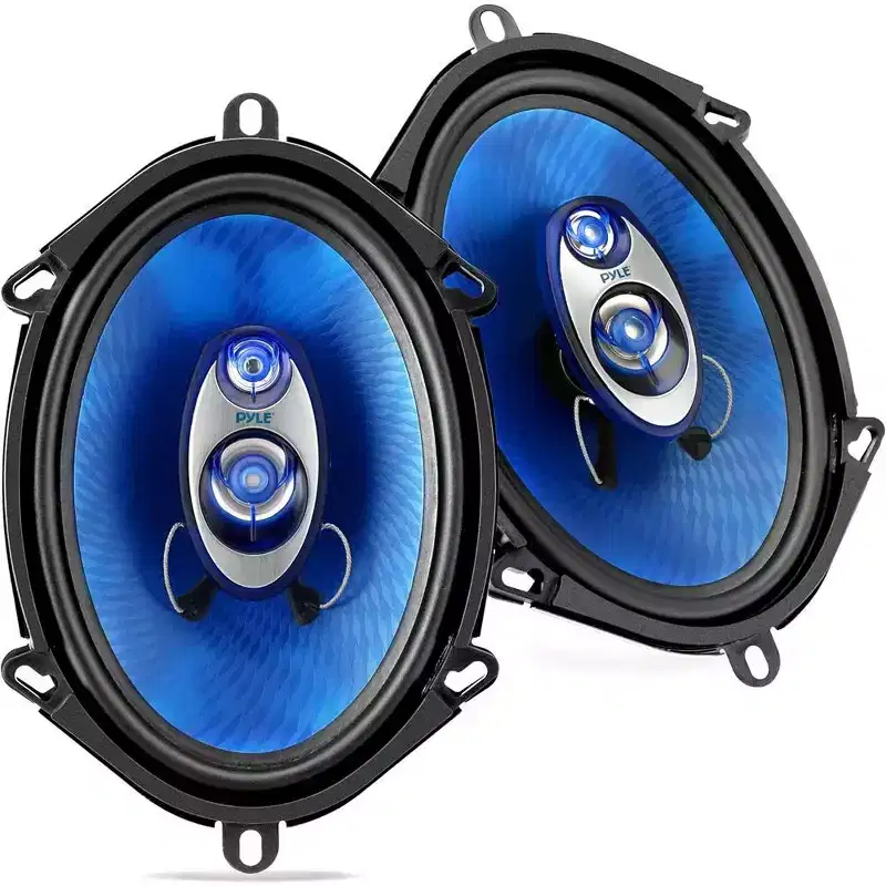 Pyle Three-Way Triaxial Speaker System (PL573BL) - Blue