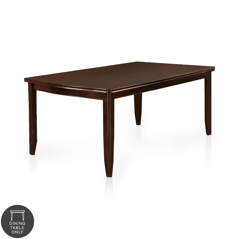 Furniture of America Betsy Espresso 78-inch Wood Expandable Dining Table