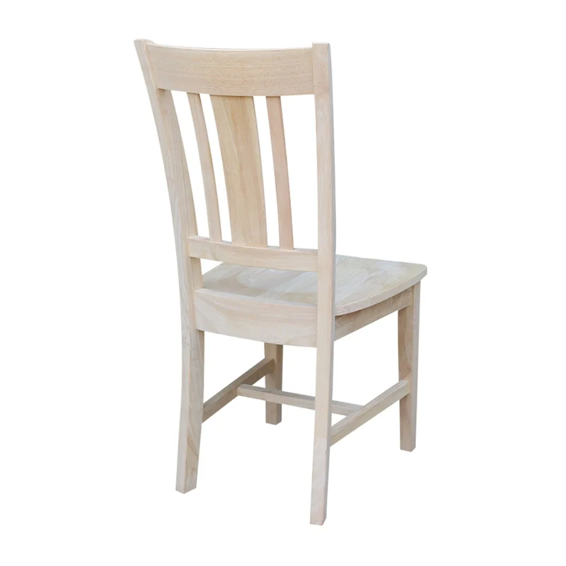 International Concepts Solid Wood San Remo Splatback Chairs, Set of 2
