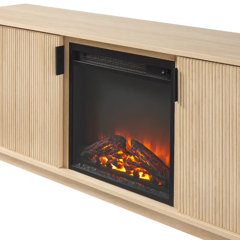 Middlebrook 70-inch TV Stand with Electric Fireplace