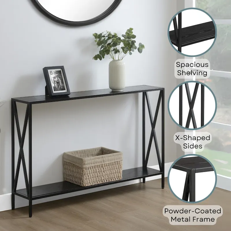 Convenience Concepts Tucson Console Table with Shelf