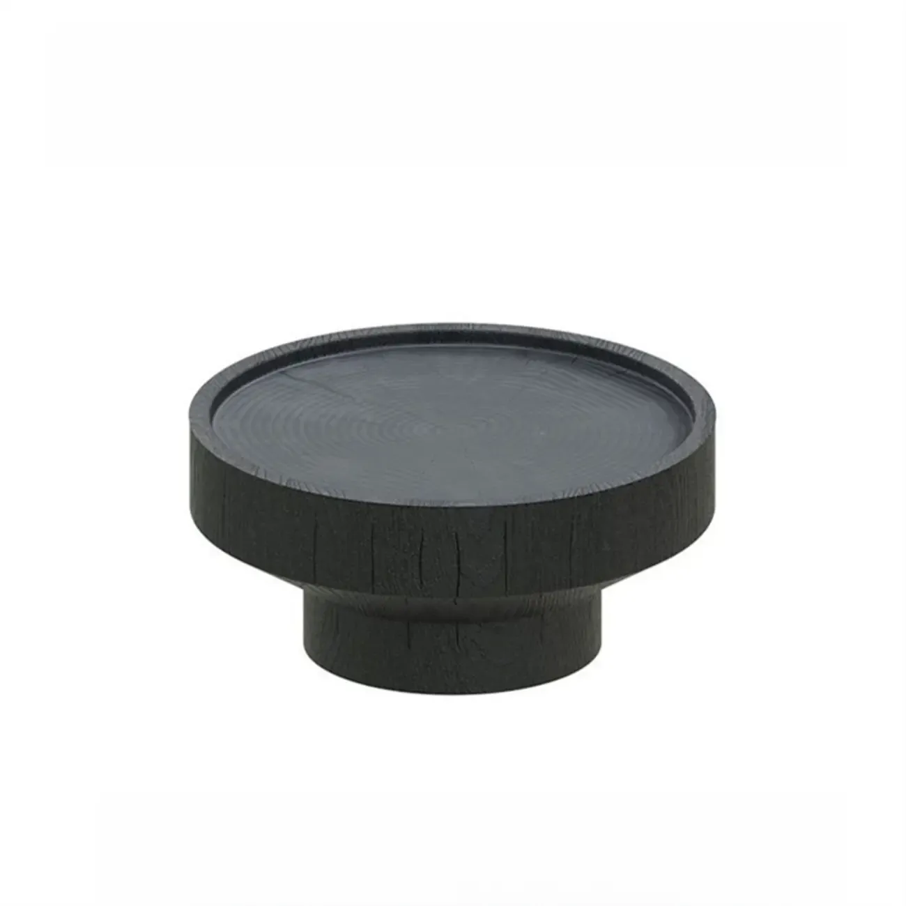 Modern Solid Wooden Black Coffee Table with Unique Design