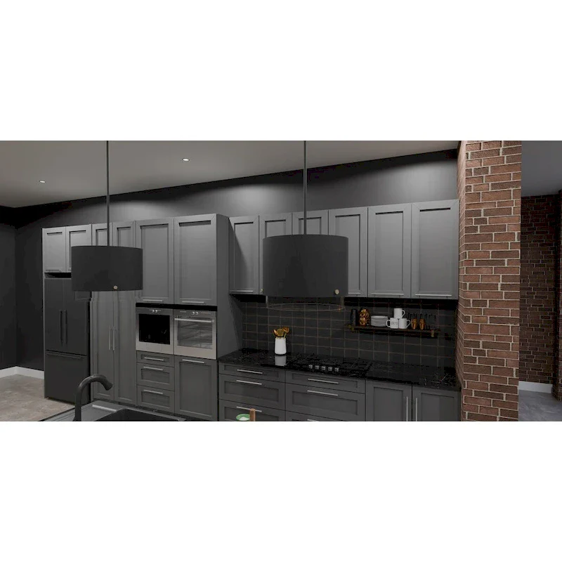 Elio 3-Light Matte Black Pendant Light