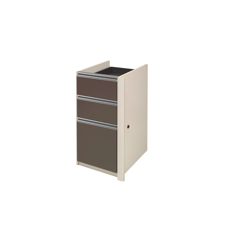 Bestar Connexion 16W Add-On 3 Drawer Pedestal by Bestar.
