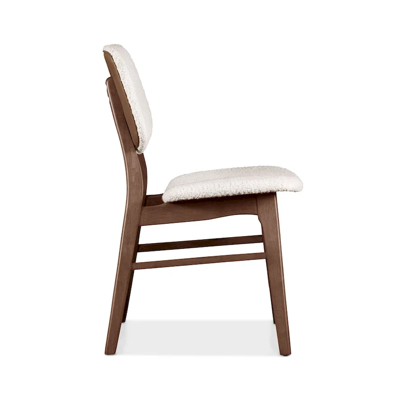 Furniture of America Beau II Mid-century Walnut 7-Piece Dining Table Set