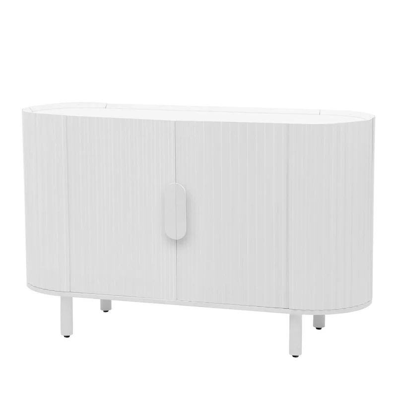 47.80 Inch high quality MDF Sideboard with Adjustable Shelves - 47.80 x 16.50