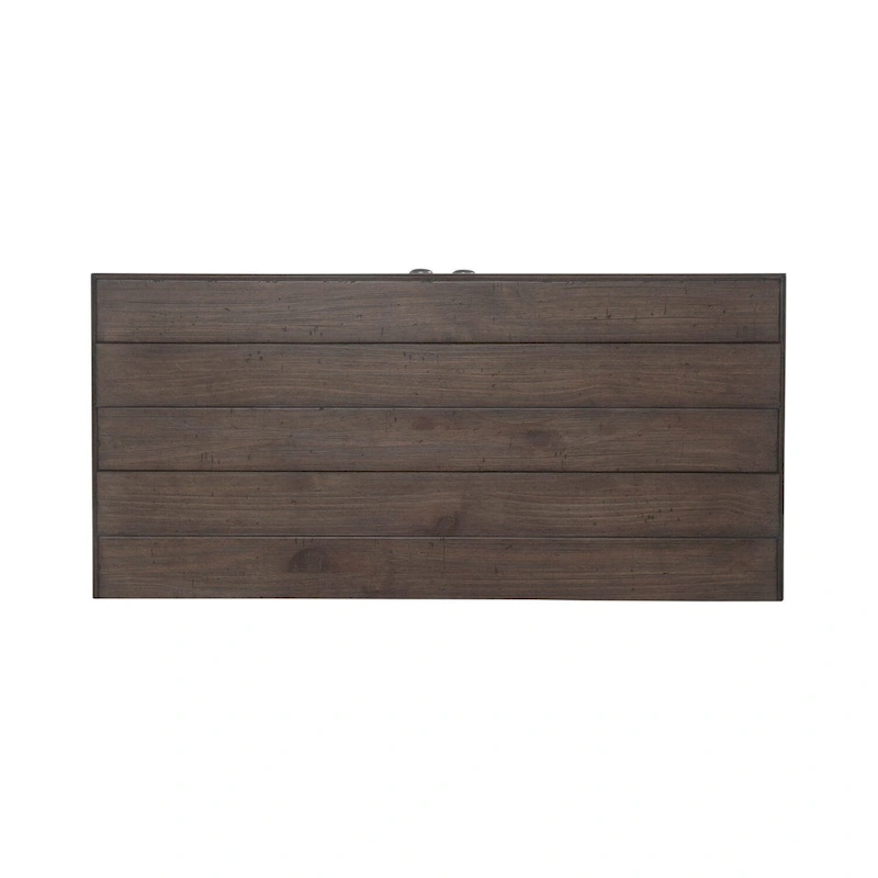 River Place Riverstone White & Tobacco Accent Cabinet