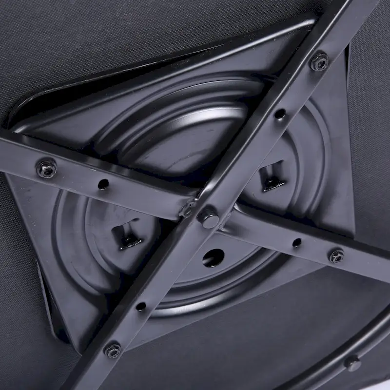 Swivel Barrel Accent Chair - Faux Leather Single Seat