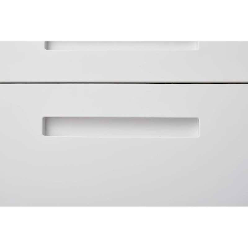 3 Drawer Mobile File Cabinet,Versatile Cabinet,5 Wheel Design Anti-Tilting Cold Rolled Steel Waterproof Moisture-Proof