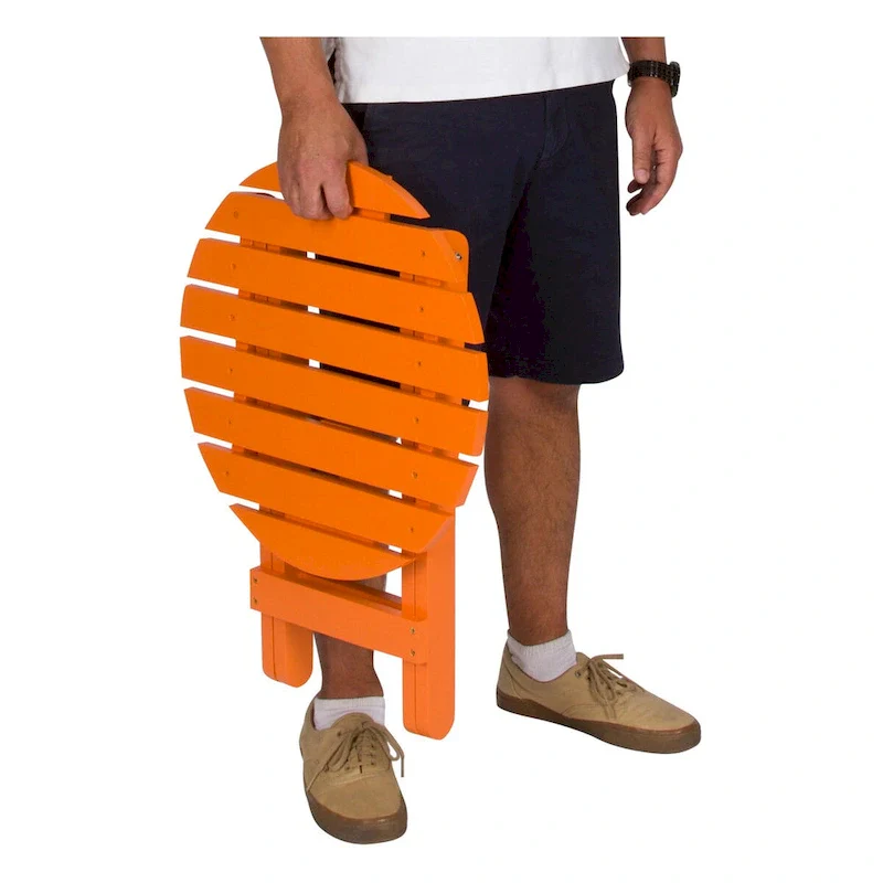 Remedy 19 Assembled Cedar Wood Round Collapsible Folding Table