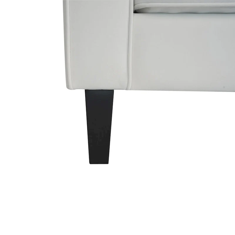 Viola Velvet Cushion 3-Seater Sofa Couch by Christopher Knight Home