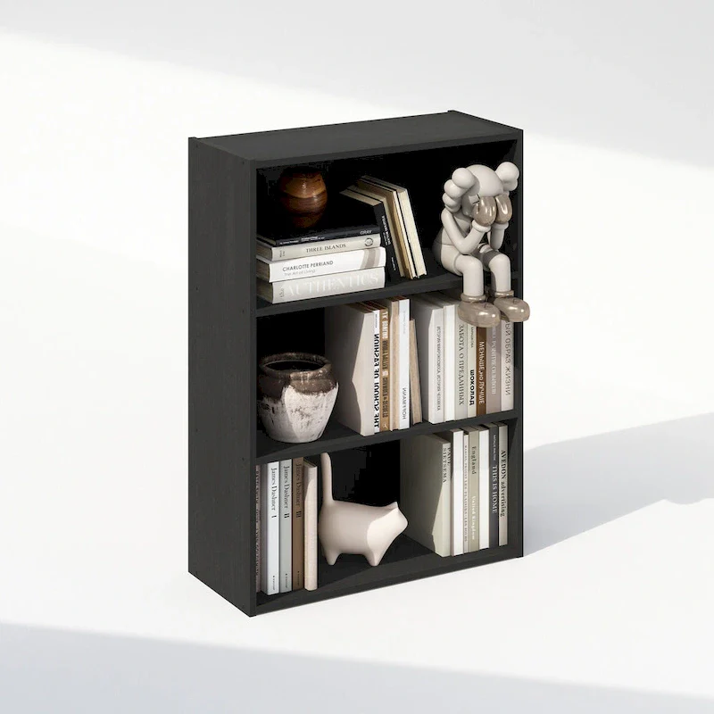 Furinno Simple Open Shelf, Bookcases, 3-Tier
