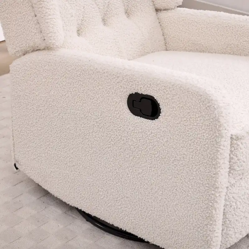 Multi-gear adjustable lounge chair 360 degrees full rotation rocking chair