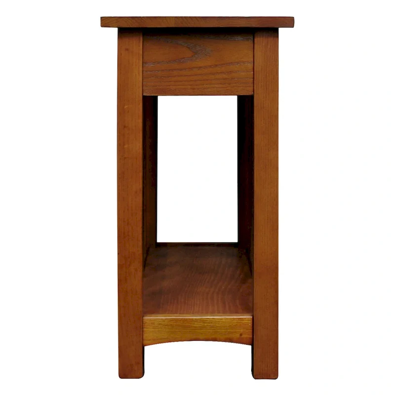 Impeccable Transitional 1 Drawer End Table