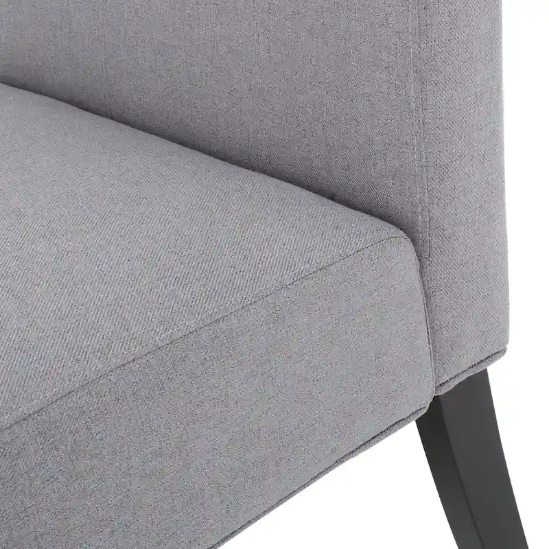 Fabric Slipper Accent Chair - Single Seat