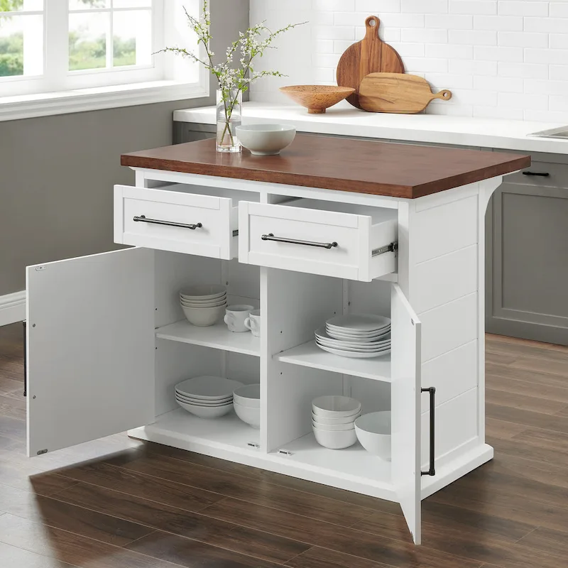Bartlett Wood Top Kitchen Island - 27d x 42w x 36h