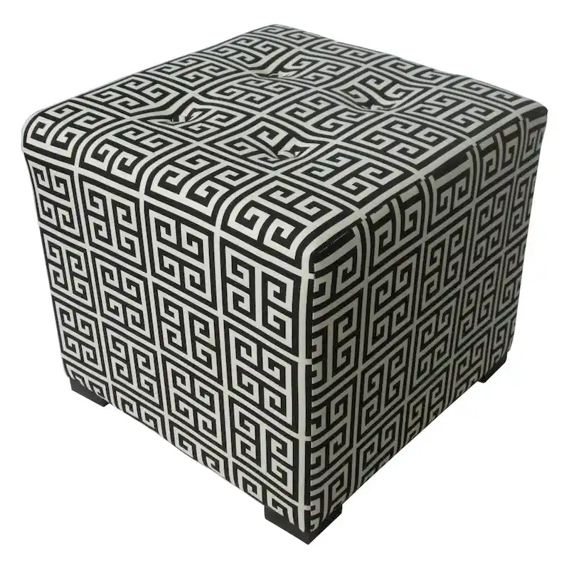 Merton Towers 4-button Tuft Square Ottoman