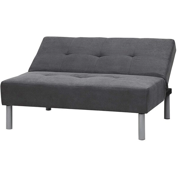 College Mini-Futon - Steel Gray by DormCo