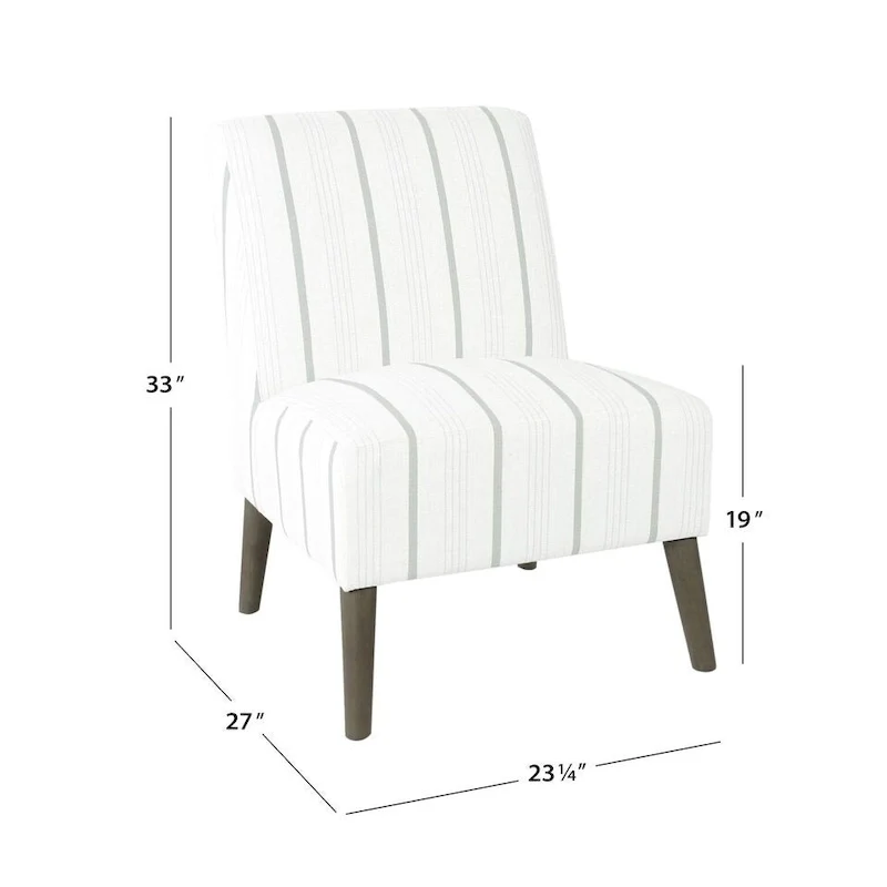 HomePop Modern Armless Dining Accent Chair