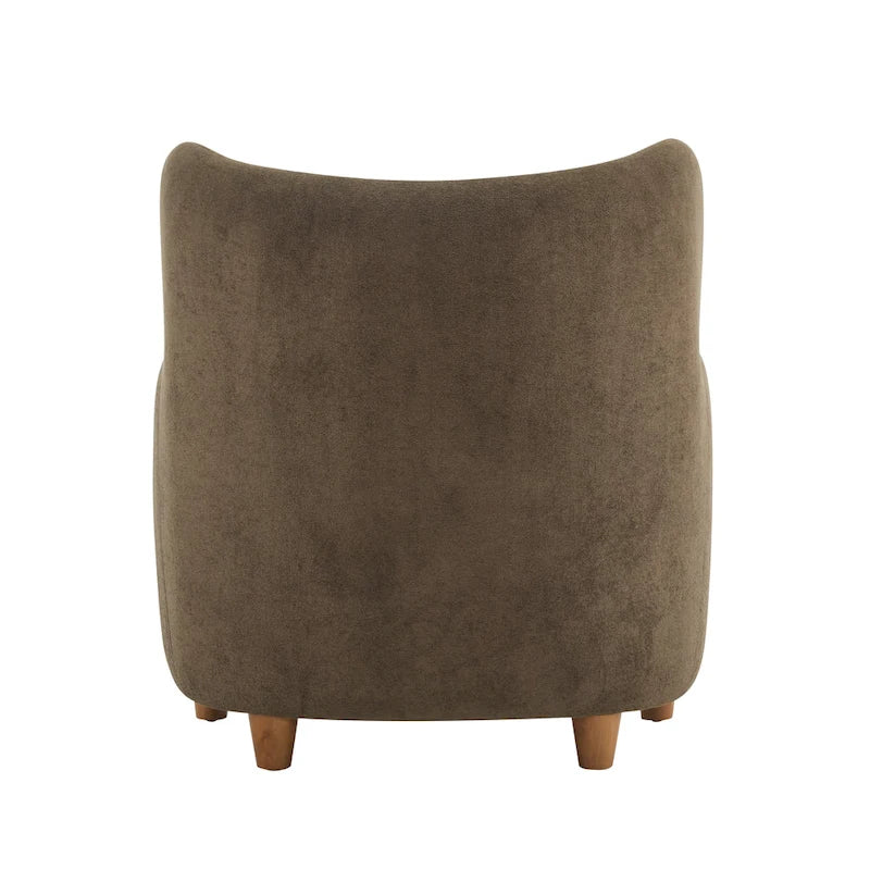 Bacho Fabric Wingback Accent Chair by Christopher Knight Home