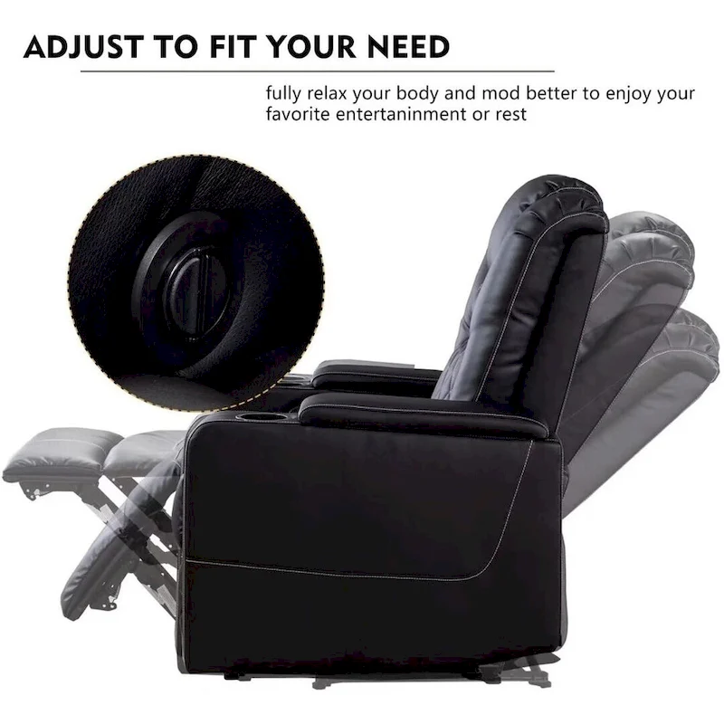 Ebello Multi-Function Power Recliner Home Theater Seating Chair