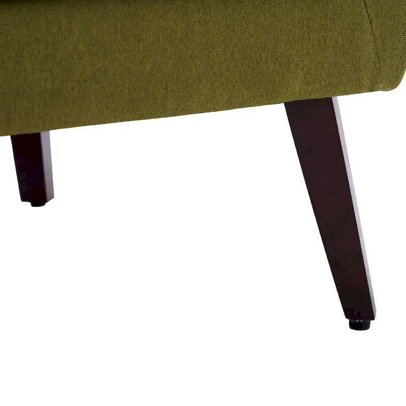 Wide Back Accent Chair with Wingback Design - Single Seater