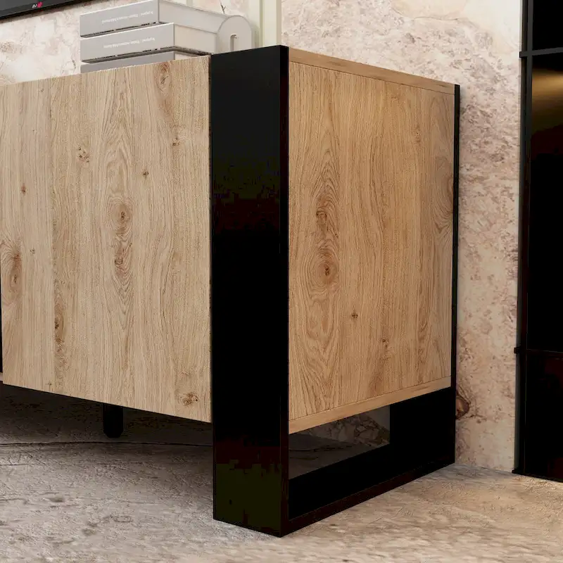 Entertainment Center with Fireplace Option:2 Flame Modes1500W 68.9W