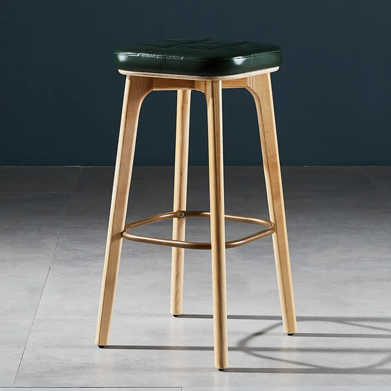30 Inch Modern Leather Backless Bar Stools