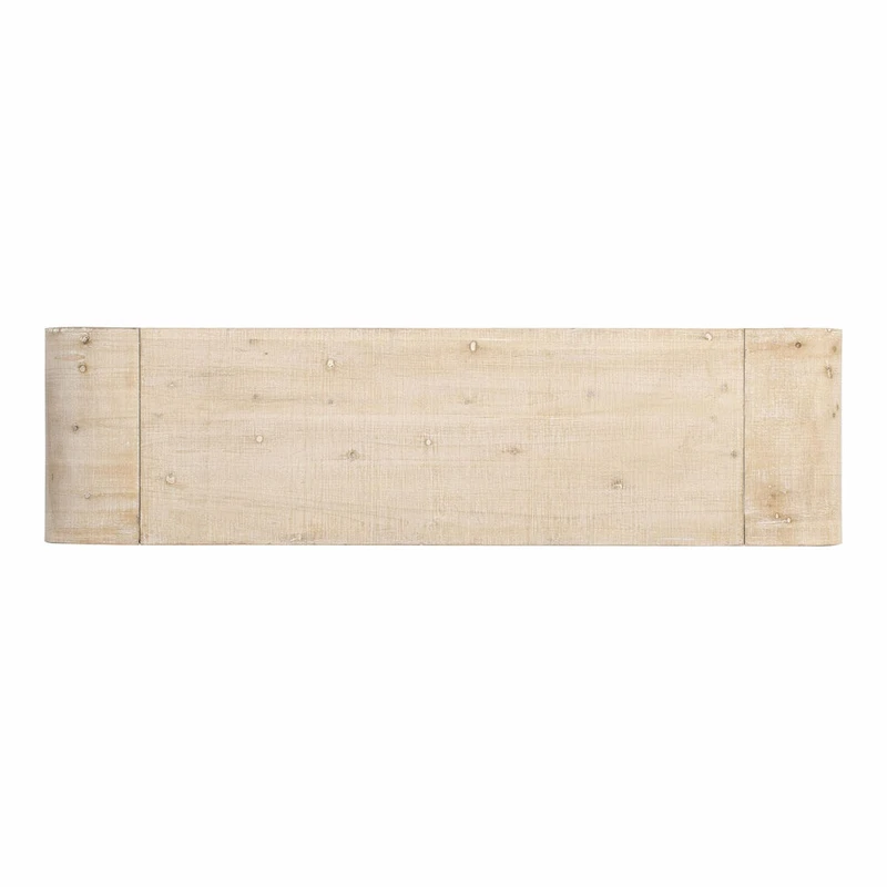 Irresistible Retro Silhouette Console Table: Open Style, Two Top Drawers