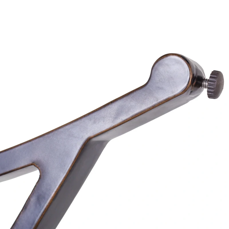 Clihome 48  Round Patio Aluminum Make Dining Table With Umbrella Hole