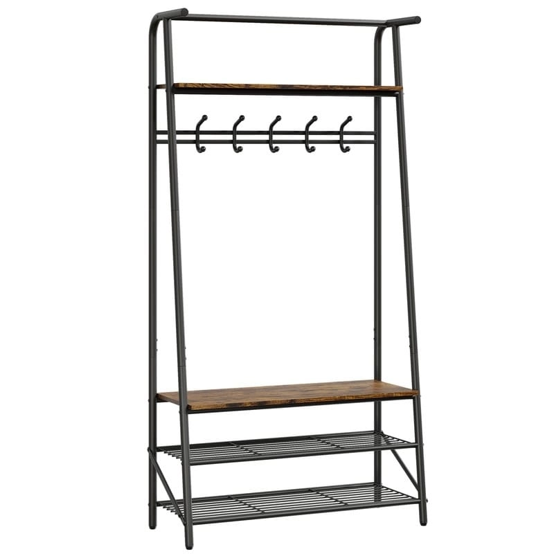 Simple hallway rack