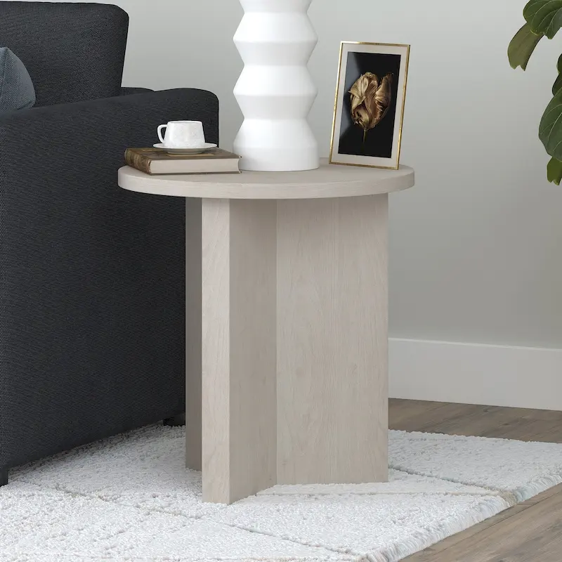 Round X-Base Side Table, 20