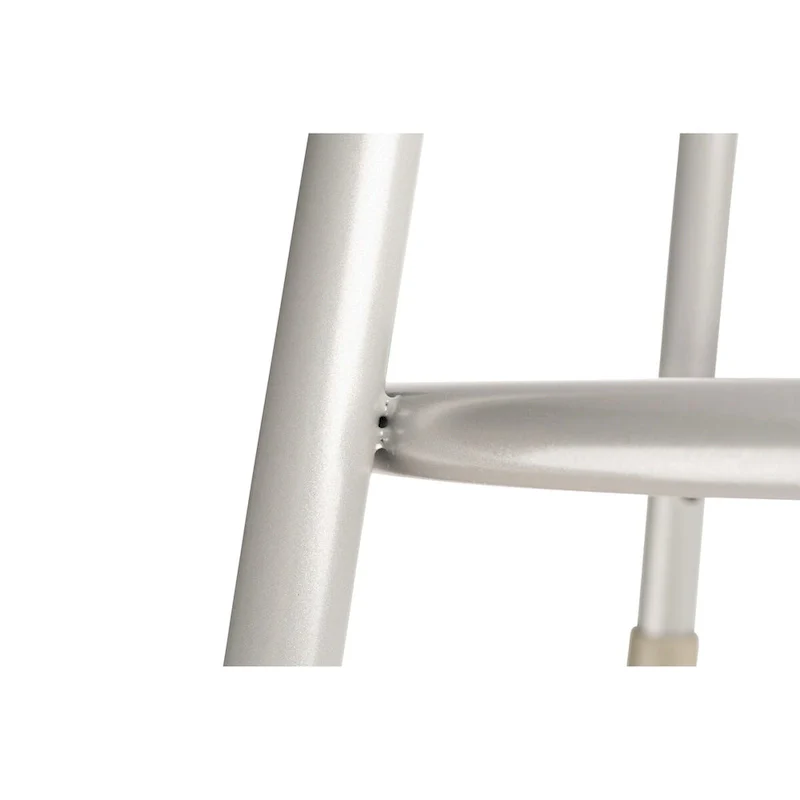 NPS 24 Heavy Duty Vinyl Padded Steel Stool, Grey