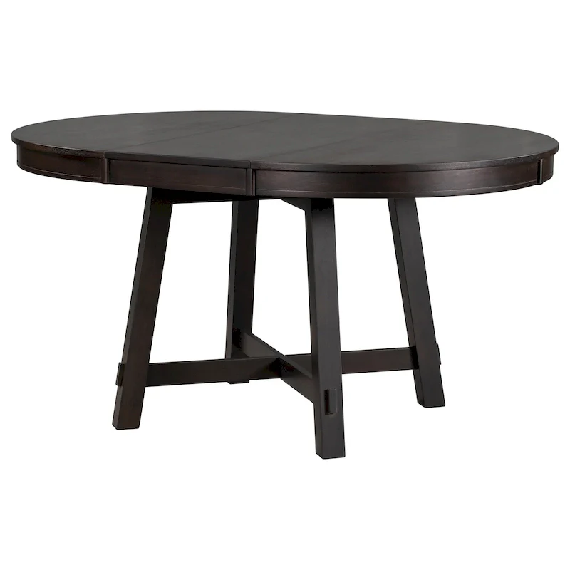 Round Extendable Dining Table With 16 Leaf Kitchen Table End Table Coffee Working Desk Solid Wood Dining Room Table
