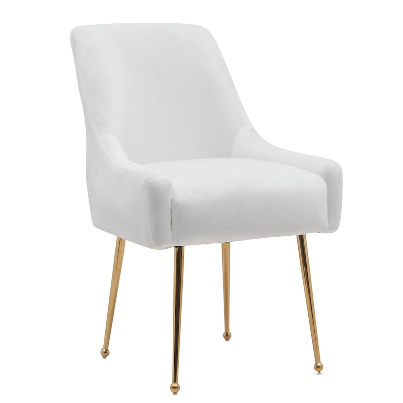 Tufted Velvet Upholstered Dining Chair Set of 2