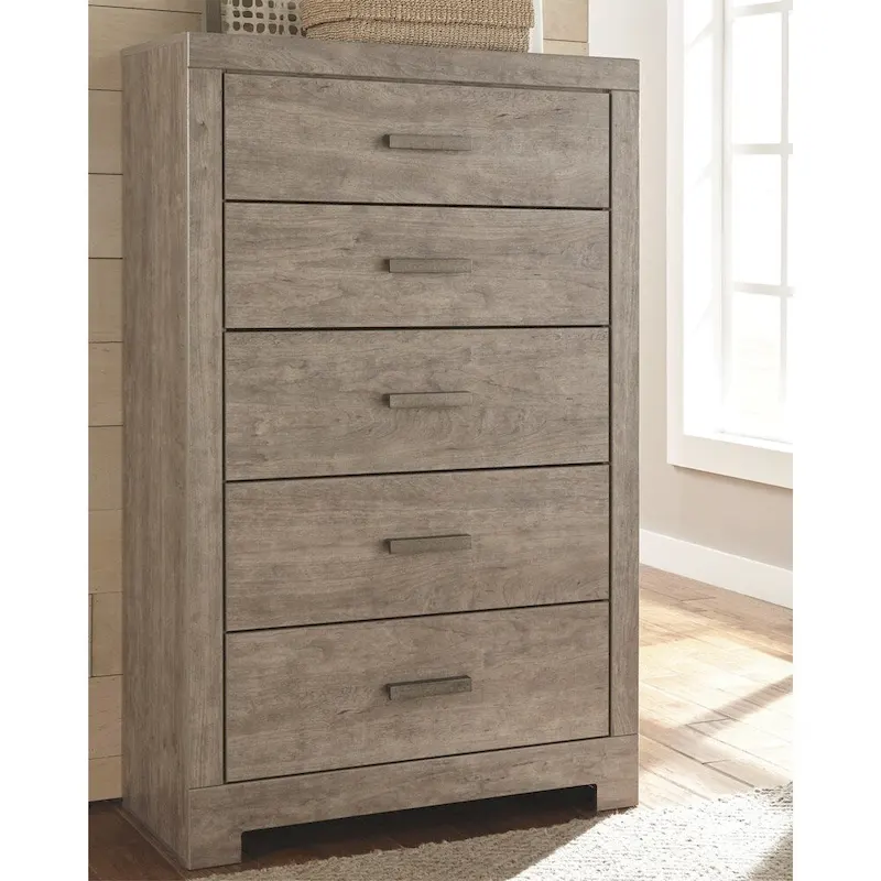 Balnain Grey 5-drawer Chest