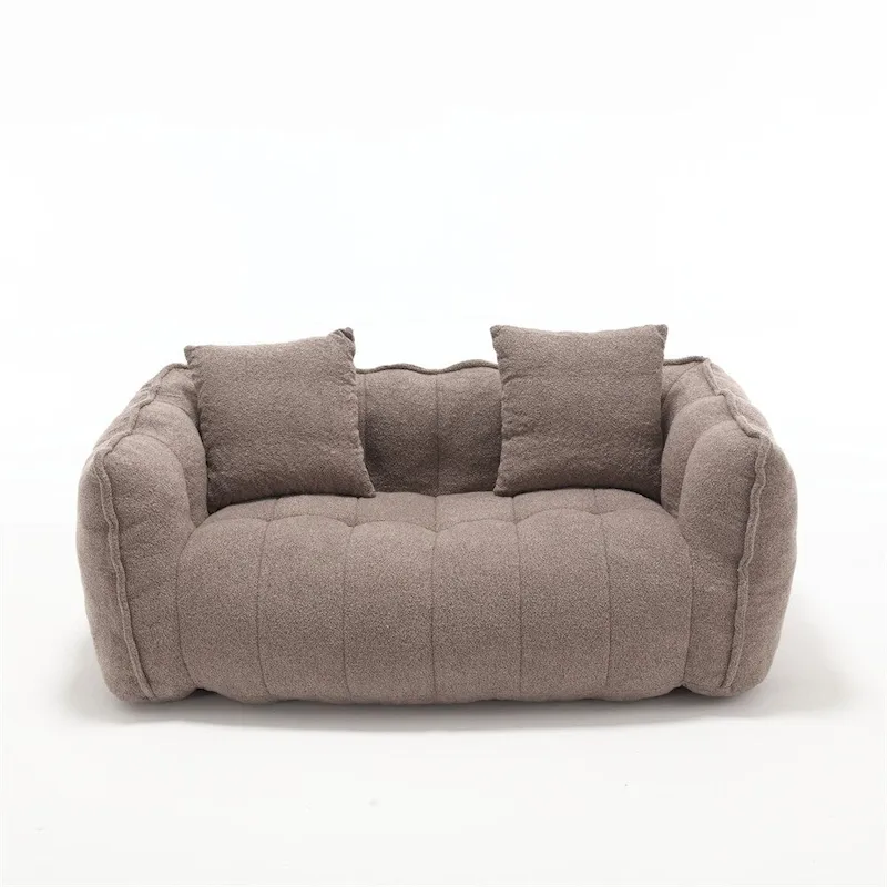 Modern Chenille Recliner Sofa with High Resilience Foam